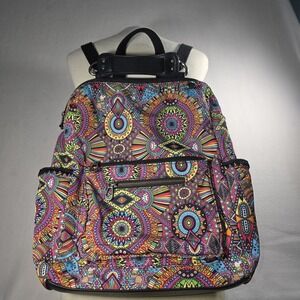 Sakroots Loyola Purse Backpack Rainbow Mandala Llama Spirit Wonderlust Boho
